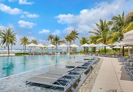 Dù che nắng tại resort Sol Phú Quốc