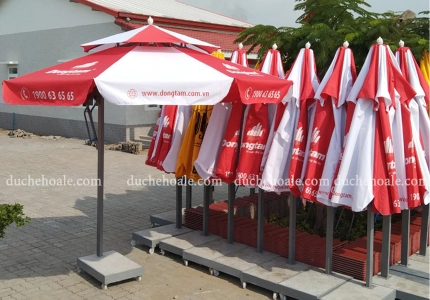 Sản xuất dù lệch tâm cho Đồng Tâm Group