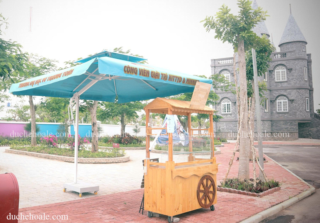 dù che nắng khu ẩm thực