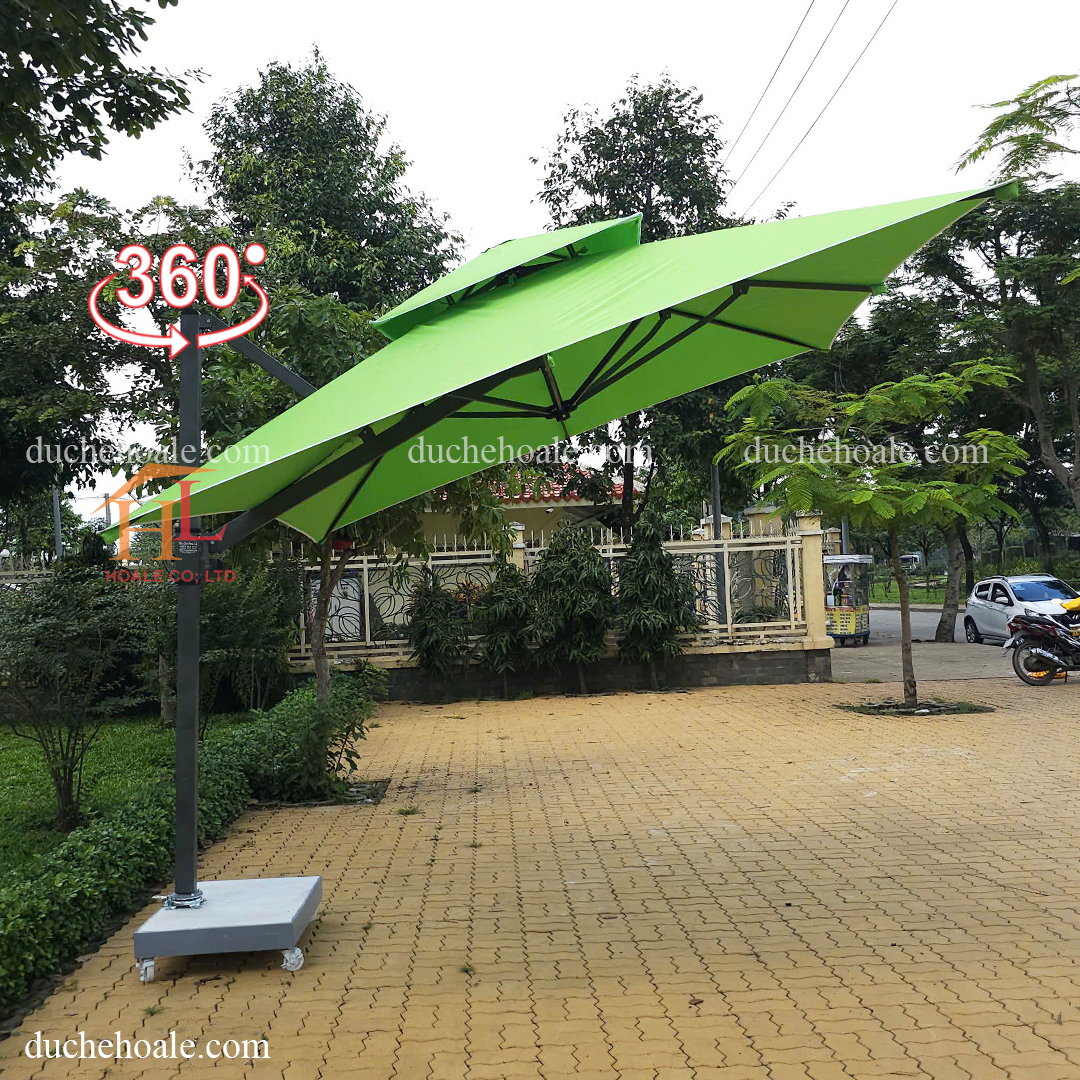 Dù lệch tâm vuông nghiêng xoay 360 độ